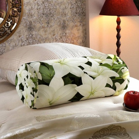 Интерьерная подушка «Белоснежные лилии» вид 5