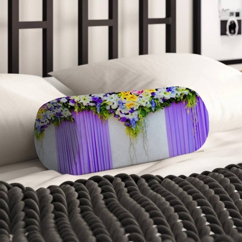 Интерьерная подушка для дивана «Сиреневая вуаль» вид 2