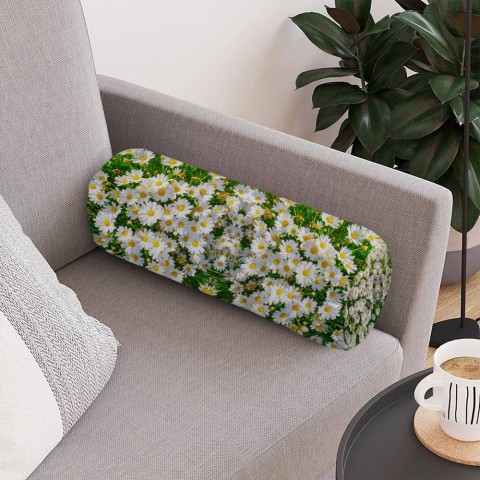 Декоративная подушка «Поле ромашек» вид 4