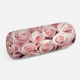 3D подушка-валик «Благоухающий букет нежных роз»