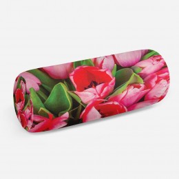3D подушка-валик «Букет тюльпанов»