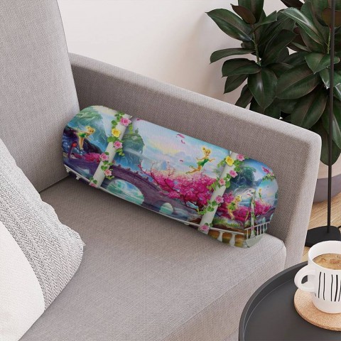 Декоративная подушка-валик «Мир фантазии» вид 4