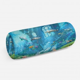 3D подушка-валик «Подводные развалины»