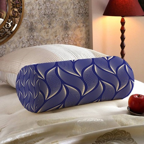 Тканевая подушка в форме валика «Пурпурное золото» вид 5