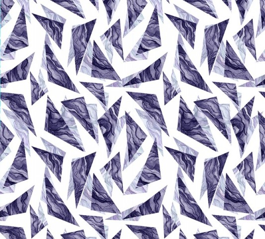 Интерьерная подушка подголовник «Парящие треугольники» вид 3