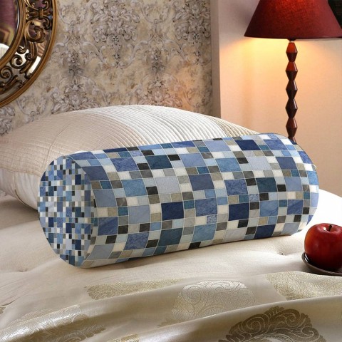 Декоративная подушка подголовник «Мраморное разнообразие» вид 5