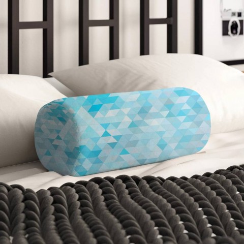 Декоративная подушка для дивана «Морские треугольники» вид 2