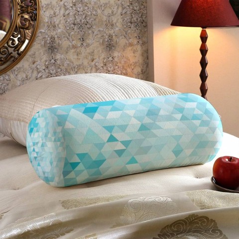 Декоративная подушка для дивана «Морские треугольники» вид 5