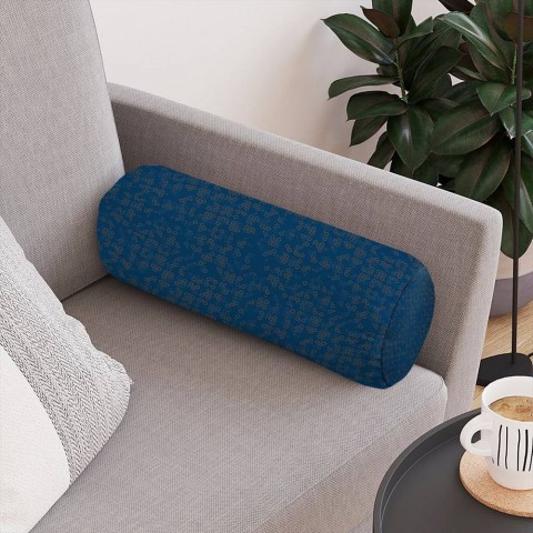 Декоративная вытянутая подушка «Ромбы в стиле модерн» вид 4