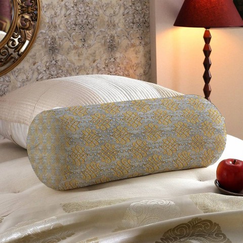 Декоративная подушка в форме валика «Золото в стиле винтаж» вид 5