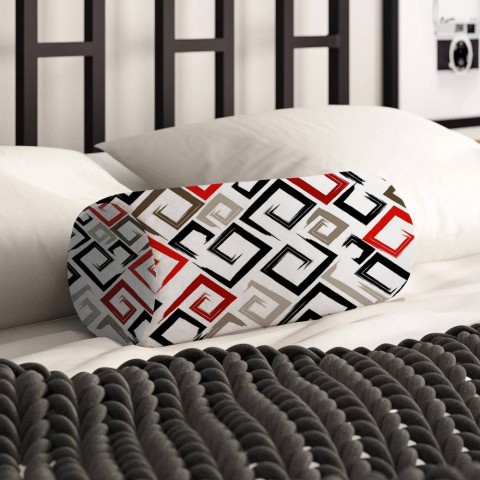 Декоративная подушка для дивана «Цветные штрихи» вид 2