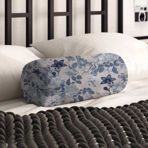 Интерьерная подушка в форме валика «Цветочная мелодия» вид 2