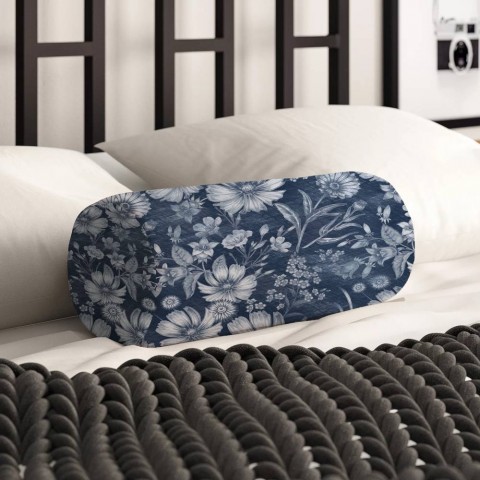 Декоративная подушка в форме валика «Вечерний романс» вид 2