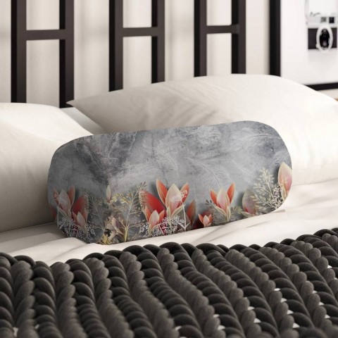 Интерьерная вытянутая подушка «Коралловые соцветия» вид 2