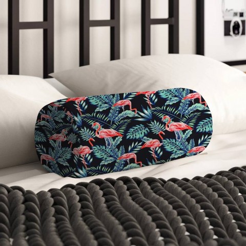 Декоративная подушка подголовник «Тропическая ночь» вид 2