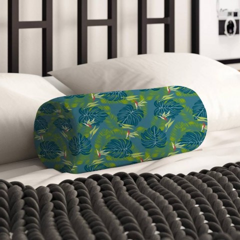 Тканевая подушка для дивана «Папоротник в благородных тонах» вид 2