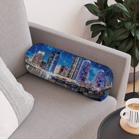 Декоративная подушка для дивана «Звездная ночь» вид 4