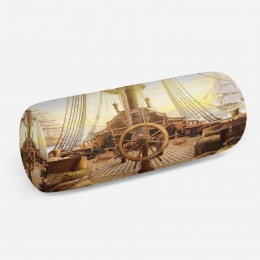 3D подушка-валик «Штурвал пиратского корабля»
