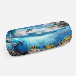 3D подушка-валик «Морские глубины»