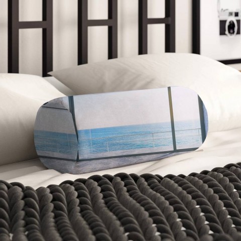 Интерьерная подушка для дивана «Окно-терраса» вид 2