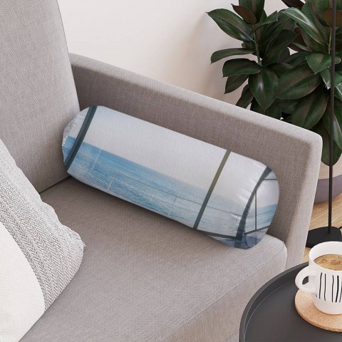 Интерьерная подушка для дивана «Окно-терраса» вид 4