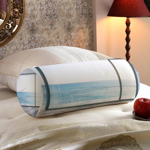Интерьерная подушка для дивана «Окно-терраса» вид 5