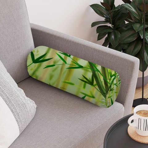 Интерьерная подушка «Светлый бамбук» вид 4