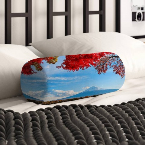 Декоративная подушка в форме валика «Фудзияма» вид 2