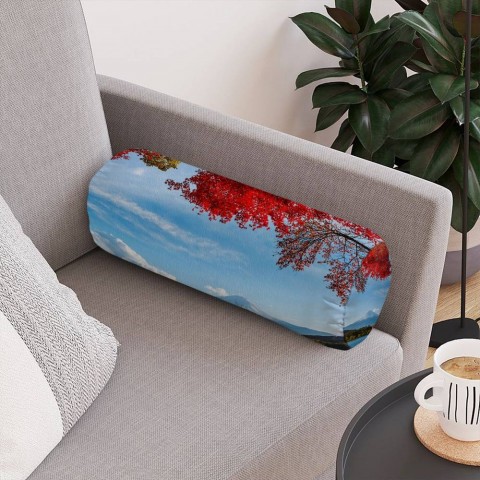 Декоративная подушка в форме валика «Фудзияма» вид 4