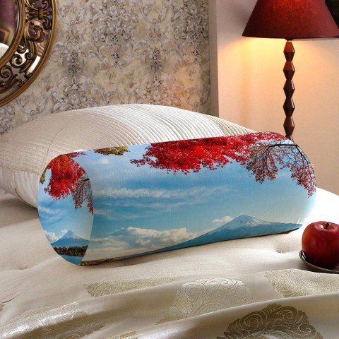Декоративная подушка в форме валика «Фудзияма» вид 5
