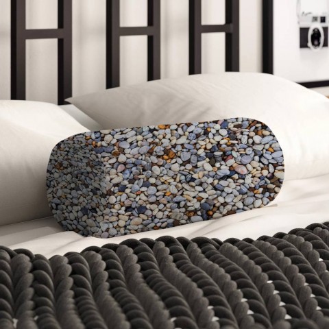 Интерьерная подушка подголовник «Прибрежные камни» вид 2