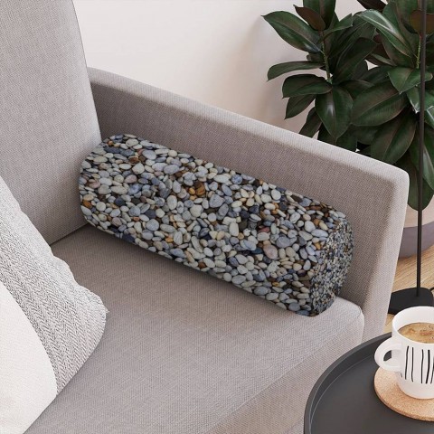 Интерьерная подушка подголовник «Прибрежные камни» вид 4