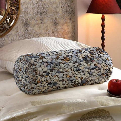 Интерьерная подушка подголовник «Прибрежные камни» вид 5