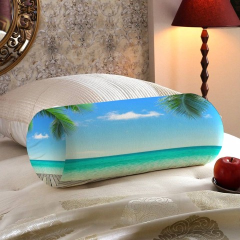 Декоративная вытянутая подушка «Терраса у моря» вид 5