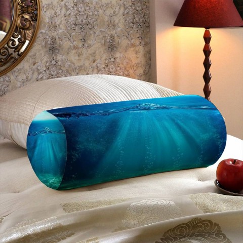 Декоративная подушка подголовник «Морской пейзаж» вид 5