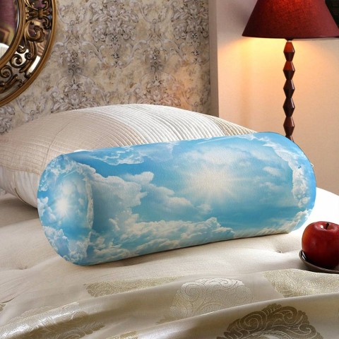 Интерьерная подушка подголовник «Солнце в небе» вид 5
