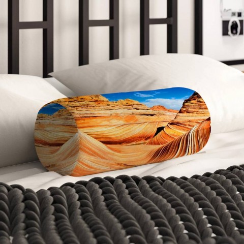 Интерьерная подушка-валик «Большой каньон» вид 2