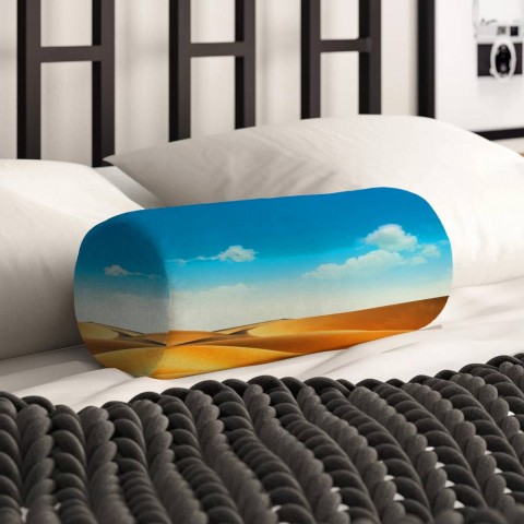 Интерьерная вытянутая подушка «Пейзаж в пустыне» вид 2