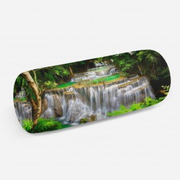 3D подушка-валик «Водопад с журавлями»