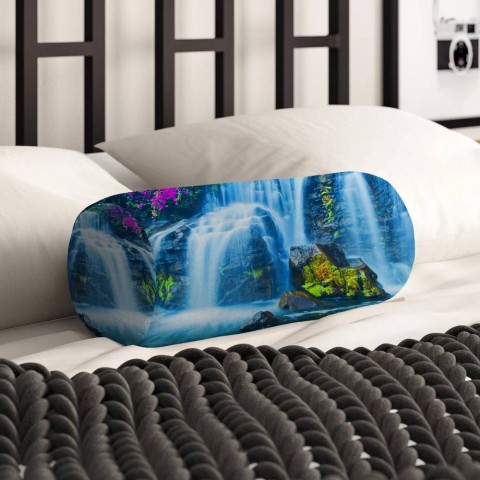 Декоративная подушка-валик «Горный водопад» вид 2