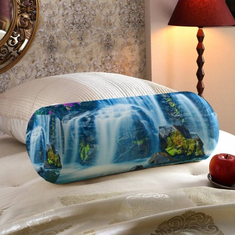 Декоративная подушка-валик «Горный водопад» вид 5