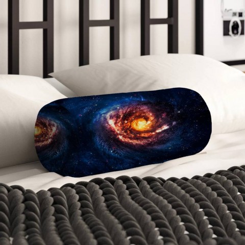 Тканевая подушка подголовник «Галактика» вид 2