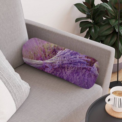 Декоративная подушка «Пучок лаванды» вид 4