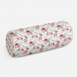 3D подушка-валик «Розы с сиренью»