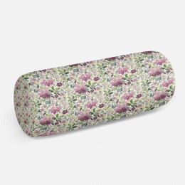 3D подушка-валик «Узор с цветами»