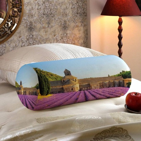 Декоративная подушка в форме валика «Усадьба в Провансе» вид 5
