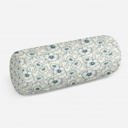 3D подушка-валик «Цветочный контур»