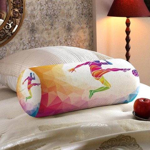 Декоративная подушка «Красочный футболист» вид 5