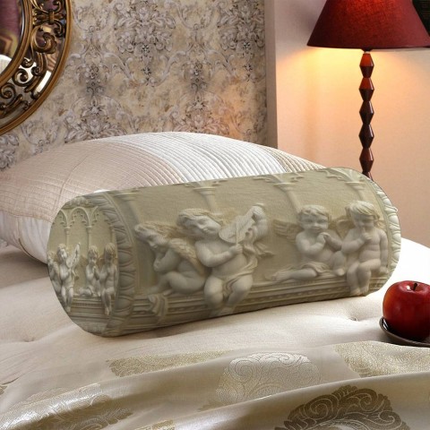Декоративная подушка подголовник «Ангелочки» вид 5