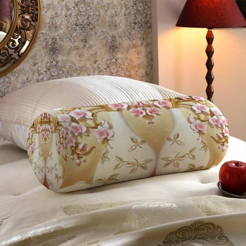 Декоративная подушка-валик «Вазы с орхидеями» вид 5